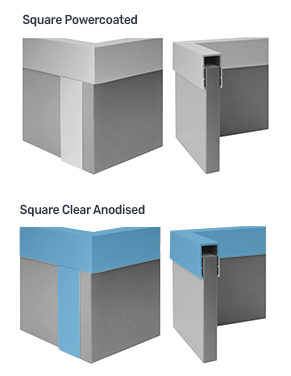 TPI Square Aluminium Options